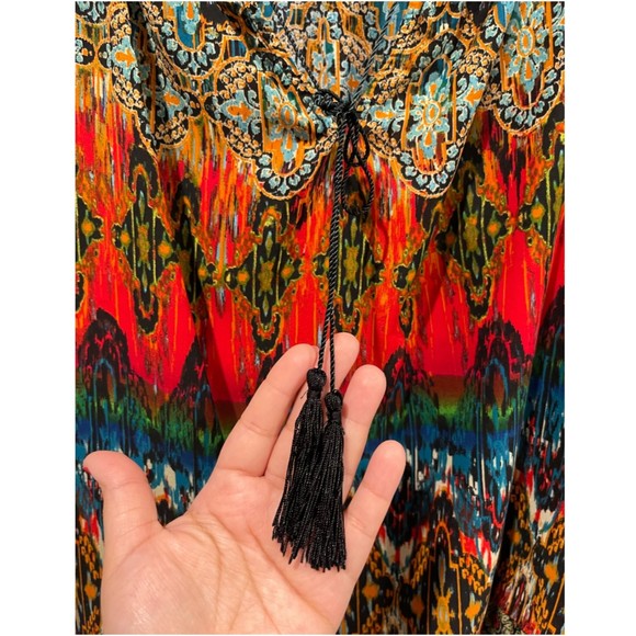 FIG AND FLOWER Multicolor Lace Blouse - Picture 3 of 5